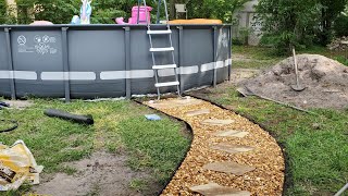 DIY paver walkway [upl. by Stubbs274]