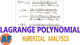 Lagrange Interpolating Polynomial  Easy Method [upl. by Iur]