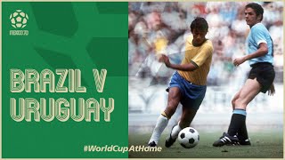 Brazil 31 Uruguay  Extended Highlights  1970 FIFA World Cup [upl. by Suiradal787]