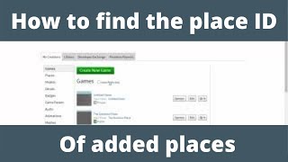 How to find the place ID of added places How to make a game teleporter for my horror game series [upl. by Old245]