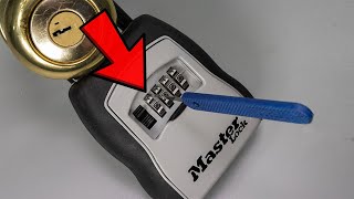 How To Find The Combination To A Master Lock Key Box Fast [upl. by Aleibarg]