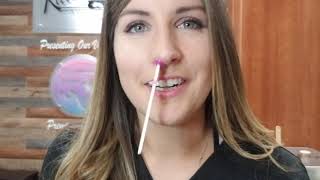 Nose Wax Demo On Myself [upl. by Wohlen]