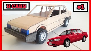 😲 Como hacer un AUTO DE CARTON Nissan Tsuru PARTE 1  HOW TO MAKE A CARDBOARD CAR  PART1 🚗 [upl. by Las]