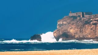 Discover Praia do Norte Surf in Nazaré Portugal  bucket list surf spot  Nazare canyon [upl. by Yager730]