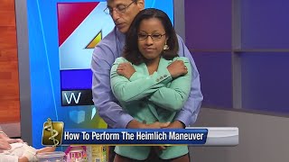 How to perform the heimlich maneuver [upl. by Goda]