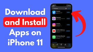 iPhone 11  How to Download and Install Apps on iPhone 11  11 Pro  11 Pro Max [upl. by Essile555]