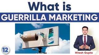 What is Guerrilla Marketing in Hindi  Guerrilla Marketing Ideas  Guerrilla Marketing Hitesh Gupta [upl. by Araic9]