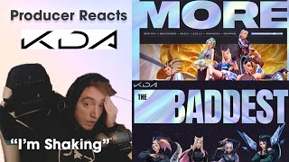 Producer Reacts  KDA MORE ampTHE BADDEST [upl. by Annaor]