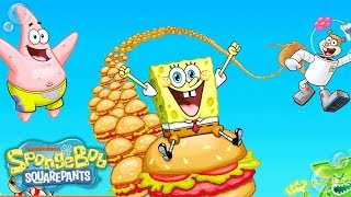 The Ultimate Krabby Patty Challenge  SpongeBob [upl. by Luhem]