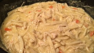 Slow Cooker Chicken Noodles [upl. by Warfourd]