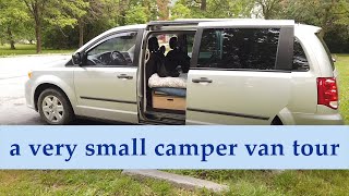 Finally a tour of my very small self built minivan camper van [upl. by Ahseenat]