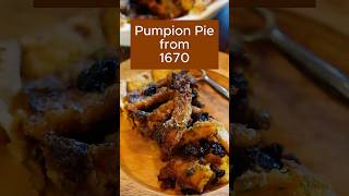 Pumpion Pumpkin Pie from 1670 [upl. by Nasho]