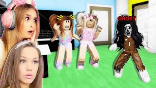 WE CAUGHT A GHOST LIVING IN SANNAS HOUSE in BROOKHAVEN with IAMSANNA Roblox Roleplay [upl. by Chantalle]