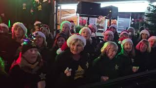 WHAT CHRISTMAS MEANS TO ME Rock Choir at Birkdale Lights Switch On 1st December 2024 [upl. by Fitzsimmons]