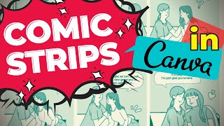 Make Comic Strip in Canva 🔥 [upl. by Montford]