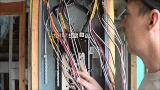 How to Wire an Electrical Panel  Square D [upl. by Seravat]