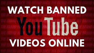 How to Watch Removed or Copyrighted YouTube Videos  Age Restricted Videos  2020  No Software [upl. by Nasaj]