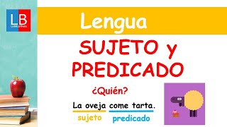 SUJETO y PREDICADO para niños ✔👩‍🏫 PRIMARIA [upl. by Cousins150]