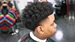 FULL LENGTH FRESHEST HIGH TAPER  HAIRCUT TUTORIAL SPONGE CURL [upl. by Vel]