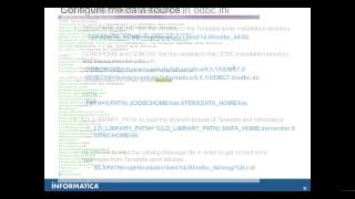 Teradata ODBC configuration [upl. by Durarte]