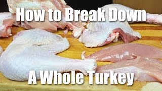 Breaking Down a Whole Turkey [upl. by Aneert]