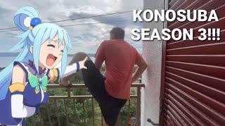 Fans When KONOSUBA SEASON 3 Got Announced [upl. by Ecaidnac]