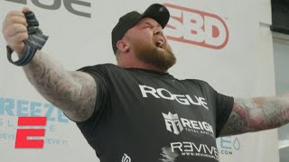 The Mountain Hafthor Bjornsson deadlifts 1104 pounds to set new world record  ESPN 8 The Ocho [upl. by Airual698]