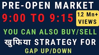 What is Pre Opening Session in Stock Market  How to trade in Pre Open Market [upl. by Fisa162]