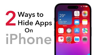 How to Hide Apps on iPhone [upl. by Hakilam621]