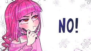 Nightcore  NO  Lyrics [upl. by Rother134]