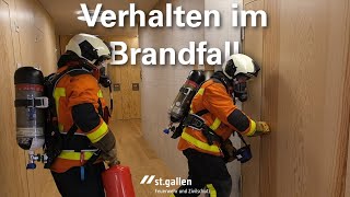 Verhalten im Brandfall [upl. by Omsare]