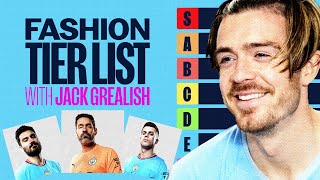 Jack Grealish RATES the teams fashion sense  Fashion Tier List [upl. by Eicyak]