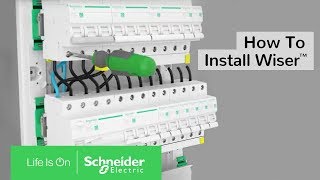 How to Install Energy Management by Wiser  Schneider Electric [upl. by Adnohsar772]