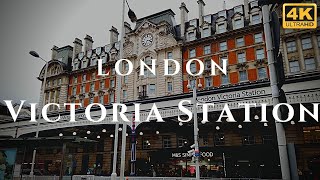 London Victoria Station Walk Through England 4K [upl. by Astera655]