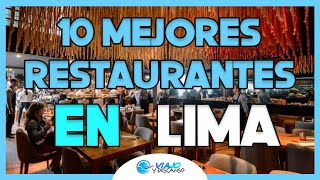 LIMA  MEJORES RESTAURANTES 2023 [upl. by Wash]