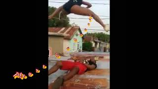 Roof Top Daggerin Dance  Jamaican Dance [upl. by Zeus]