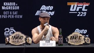 UFC 229 Prefight Press Conference Khabib vs McGregor [upl. by Onirefes526]