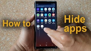 How to hide apps on Samsung phones in 1 minute [upl. by Notyalk]