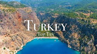 Top 10 Places To Visit In Turkey  4K Travel Guide [upl. by Sellma473]