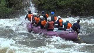 White Water Rafting Kennebec River Maine [upl. by Ecahc]