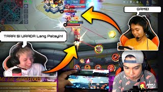 URADA NAKATAPAT NAMIN NI KINGJASRO SA RANK GAME PINAGTRIPAN AT PINAIYAK🤣  MLBB [upl. by Adnarahs]