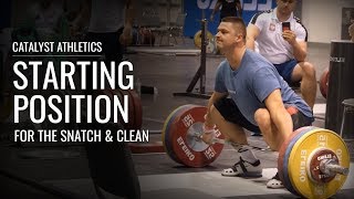 Starting Position for the Snatch amp Clean [upl. by Haimerej]