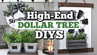 HighEnd Dollar Tree Farmhouse Decor You Should Try  DIY DOLLAR TREE DECOR  Krafts by Katelyn [upl. by De Witt]