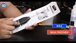 IKEA MILK FROTHER Review amp Battery Installation [upl. by Gorlin]