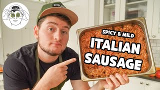 THE BEST Italian Sausage Recipe  From Scratch [upl. by Vigen]