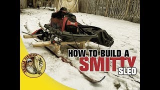 How To Build A Smitty Type Ice Fishing Sled  Easy DIY  December 2018 [upl. by Rabma]