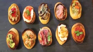 Crostini  An Appetizer for Unexpected Guests [upl. by Adnilam384]