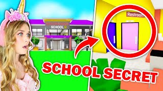 SCARY SECRET About The GIRLS BATHROOM In BROOKHAVENS SCHOOL Roblox [upl. by Fairfax205]