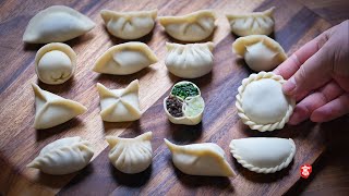 16种实用饺子包法 16 Ways to Wrap a Dumpling [upl. by Ewald]