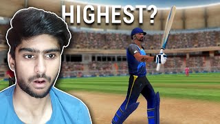 WCC3 My HIGHEST score in the Match IPL 2021 in World Cricket Championship 3 [upl. by Felipe107]